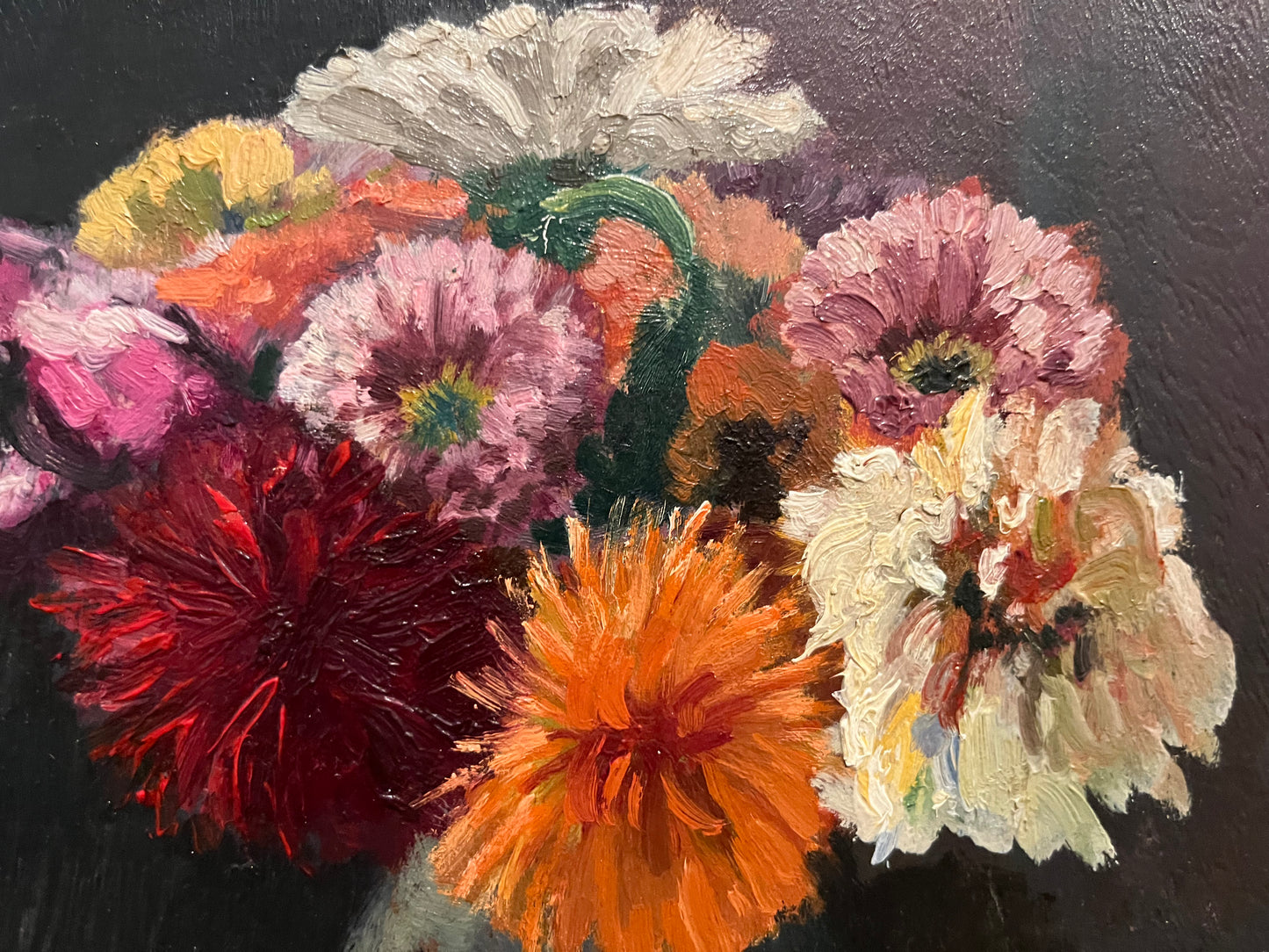 Still Life, Flowers & Apples