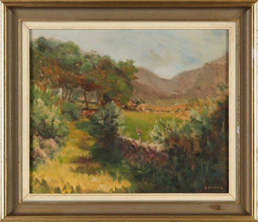 Summer in the Mournes signed by S. Hamill